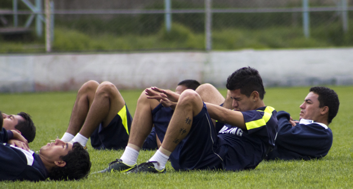 Entrenamiento físico en Tembladerani