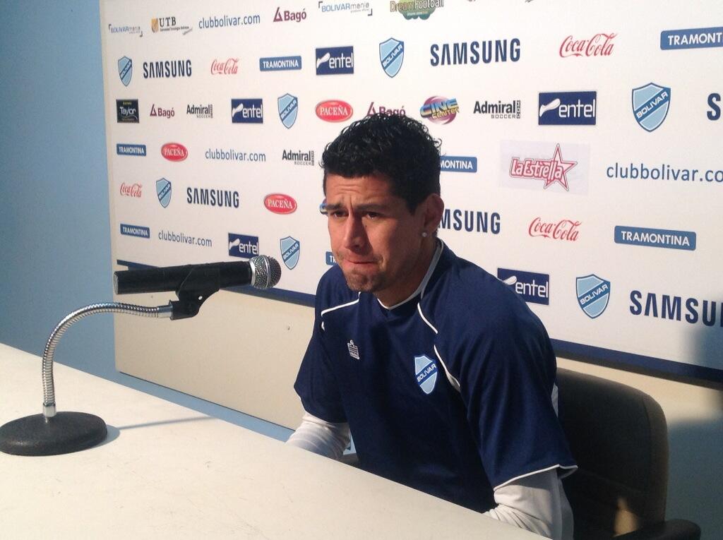 Juan Carlos Arce en conferencia de prensa 