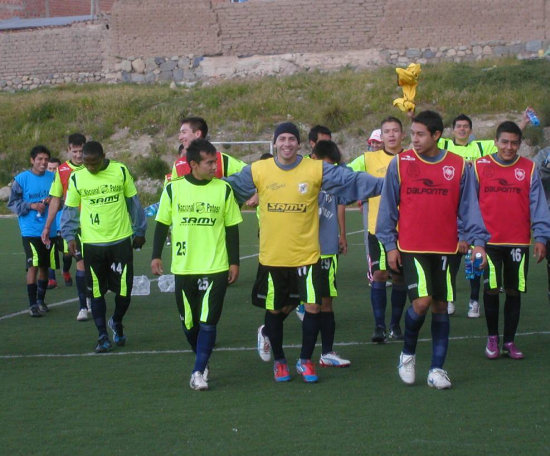 Nacional Potosí entrenamiento