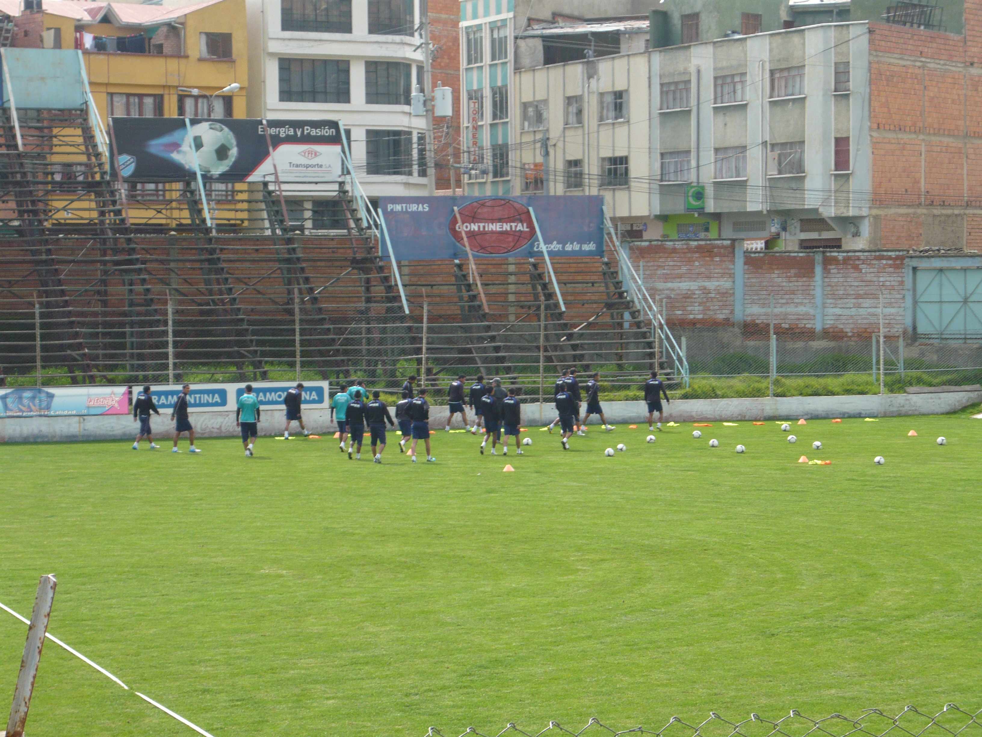 Charla técnica previa al entrenamiento 