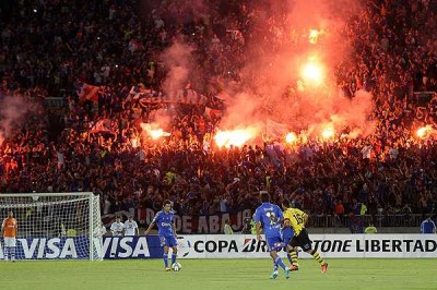 Paso el jueves U de Chile - Guaraní (Foto: AFP) 