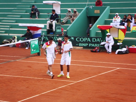 Dupla boliviana ganadora Arias - Taborga