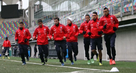 Chile continúa su preparación