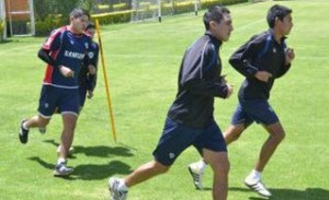 Bolivar entrenando