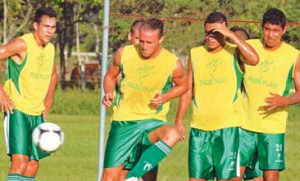 Danilo Carando entrenando