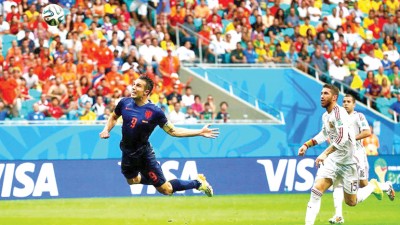 gol holanda van persie